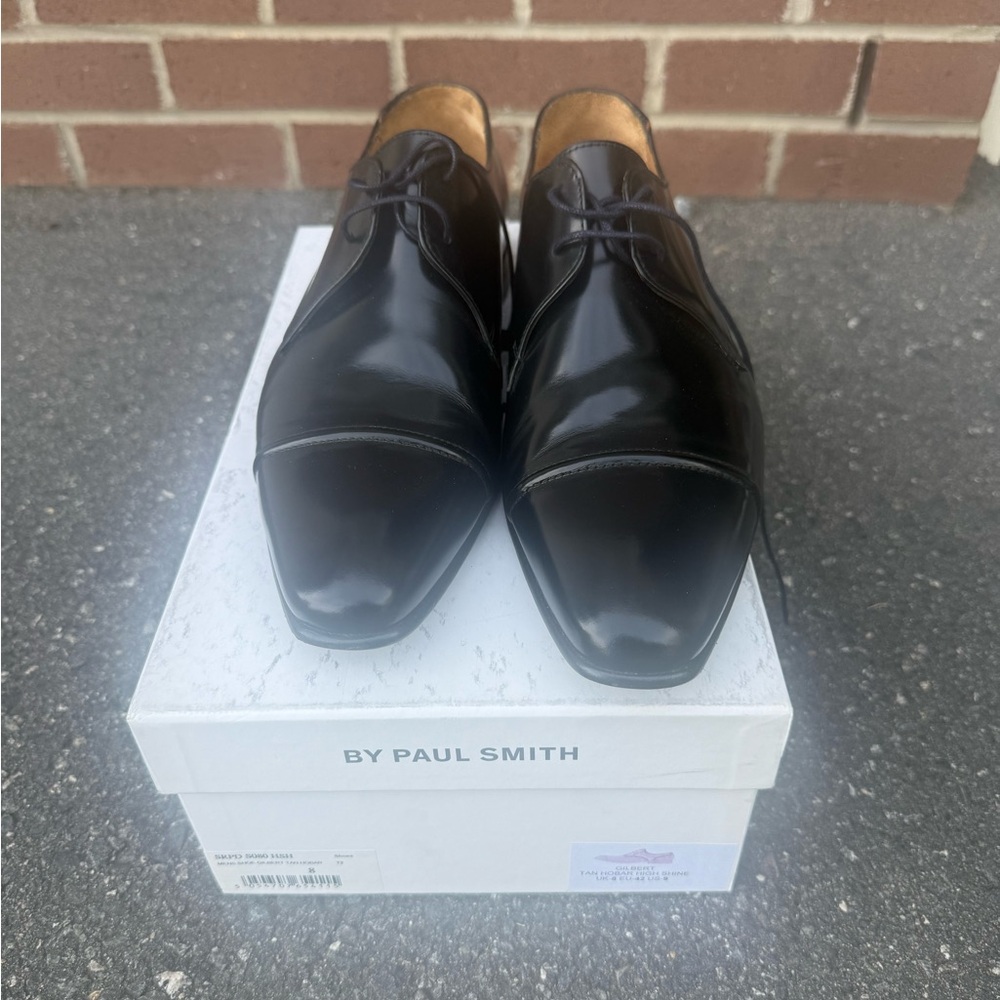 Paul Smith Glossy Black Oxfords